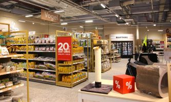 Blick in den Bremer ZOO & Co. Markt