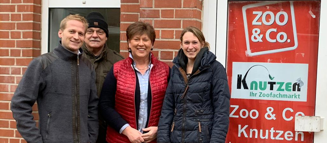 Außenansicht des neuen ZOO & Co.-Fachmarkts in Kiel-Friedrichsort