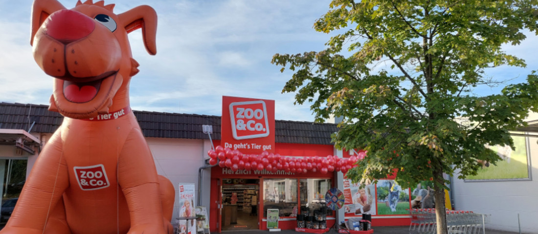 Außenansicht des neu eröffneten ZOO & Co.-Fachmarkts von Marija Brnas in Wirges