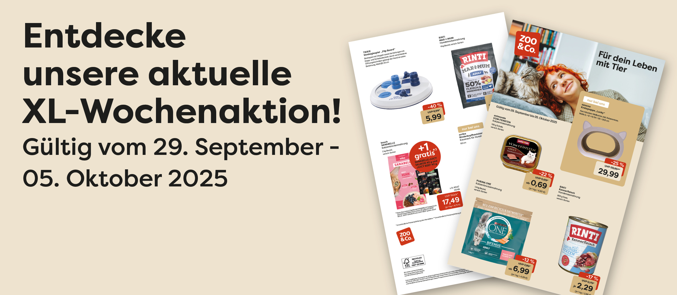Entdecke unsere neue XL-Wochenaktion vom 29.09.-05.10.